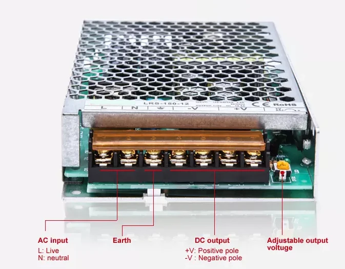 LRS-250 12V 24V 250W одиночный выход импульсный источник питания