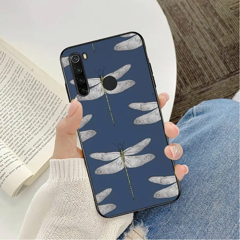 YNDFCNB Dragonfly Soft Phone Case Capa For Redmi note 8Pro 8T 6Pro 6A 9 Redmi 8 7 7A note 5 5A note 7 case
