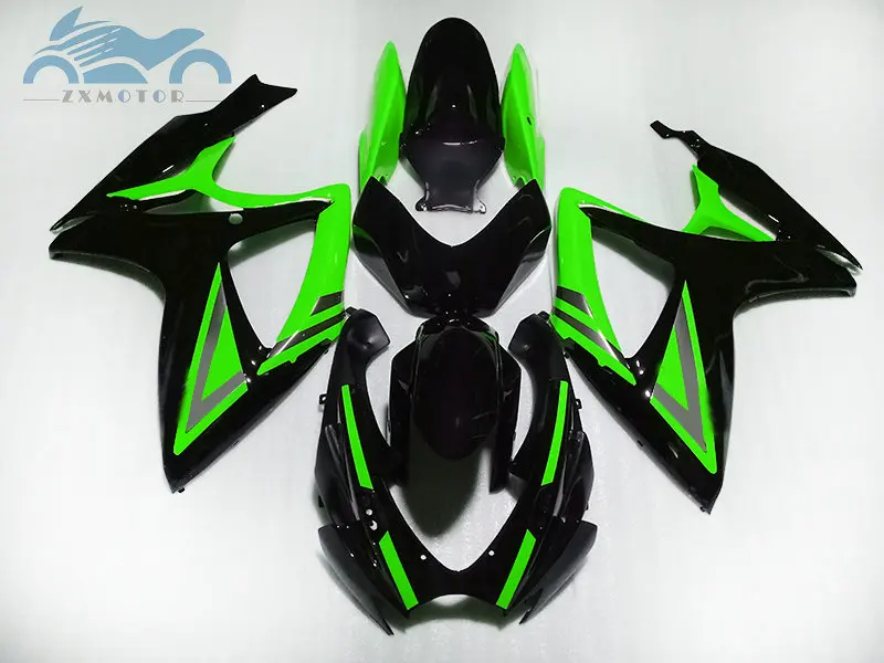 Инъекции комплект обтекателей для SUZUKI 06 07 K6 GSXR600 750 обтекатели комплект GSXR750 2006 2007 GSX R600/желтый/синий/цвета: зеленый, черный