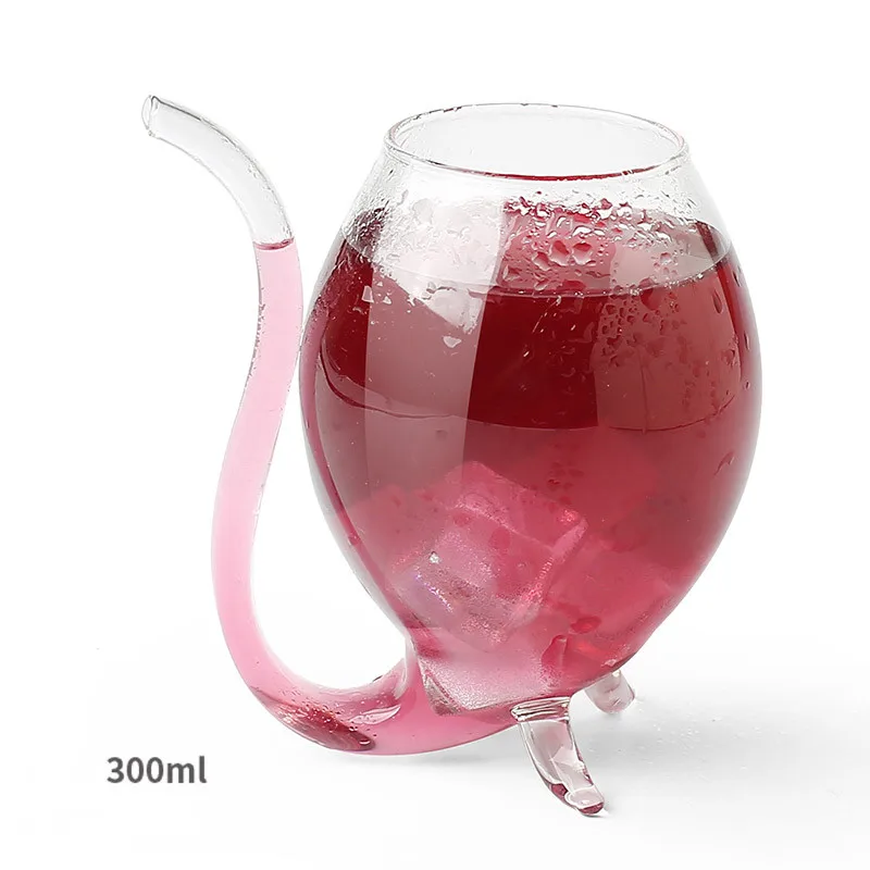 2 шт./лот креативный вампир фильтр бокал для вина чашки прозрачный для сока Кубок с питьевой трубочкой соломенное стекло для Хэллоуина вечерние Клубные