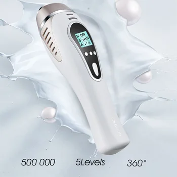 

500000 Times Flash IPL Hair Removal Laser Hair Removal Epilator Coolness Photoepilator 5 Adjustable LED Display Facial Epilator