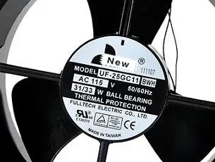 Импортный UF-25GC11BWH/BTH Циркулярный AC115V осевой бесшумный вентилятор охлаждения