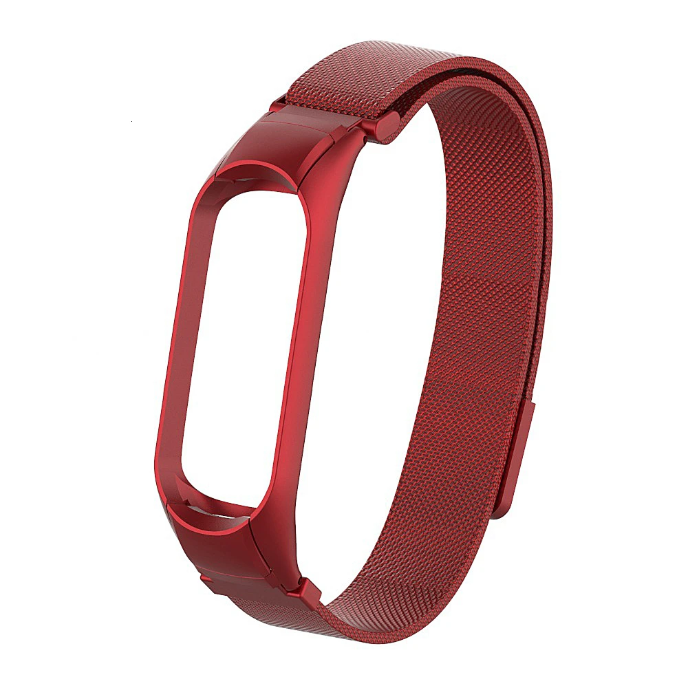 Браслет mi lanese для Xiaomi mi Band 3 4 спортивный ремешок часы из нержавеющей стали ремешок для mi band 3 4 браслет mi band 4 3 ремешок