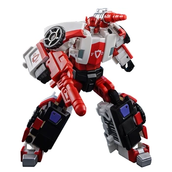 

IronFactory IF EX-26A Transformation Action Figure Toy Racing Brothers Annihilator Red Alert Model Deformation Car Robot Figma