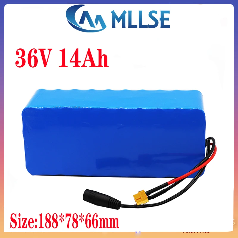 MLLSE 36V 10S4P 14Ah для NCR18650GA с 25A балансом BMS 42V литиевый аккумулятор ebike Электрический