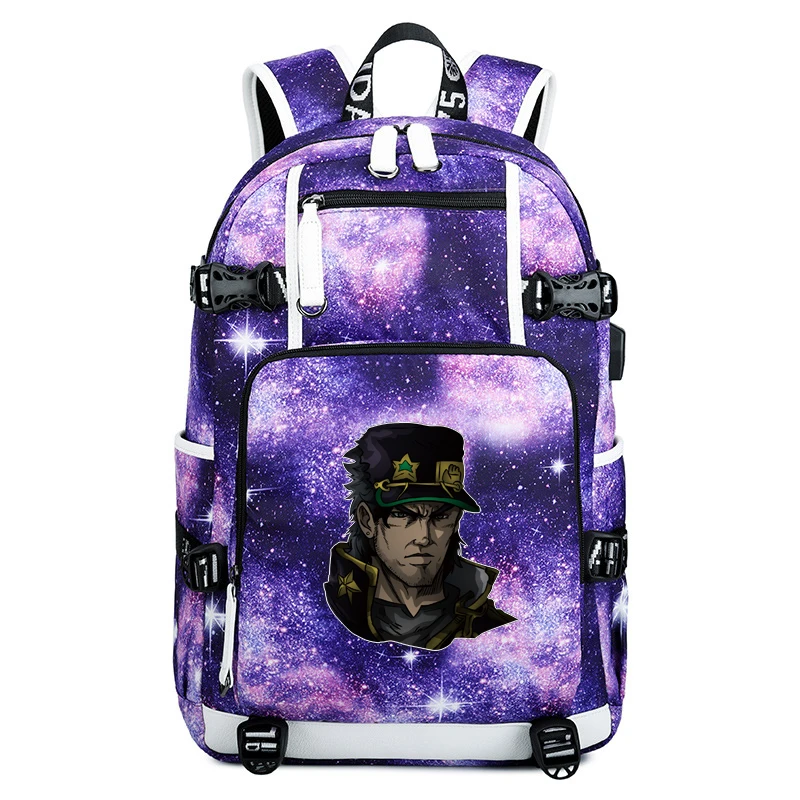 JoJo's Необычные Приключения галактики рюкзак Водонепроницаемый путешествия рюкзак большие школьные сумки звезды Bookbag Kujo Jotaro рюкзак для ноутбука - Цвет: 20
