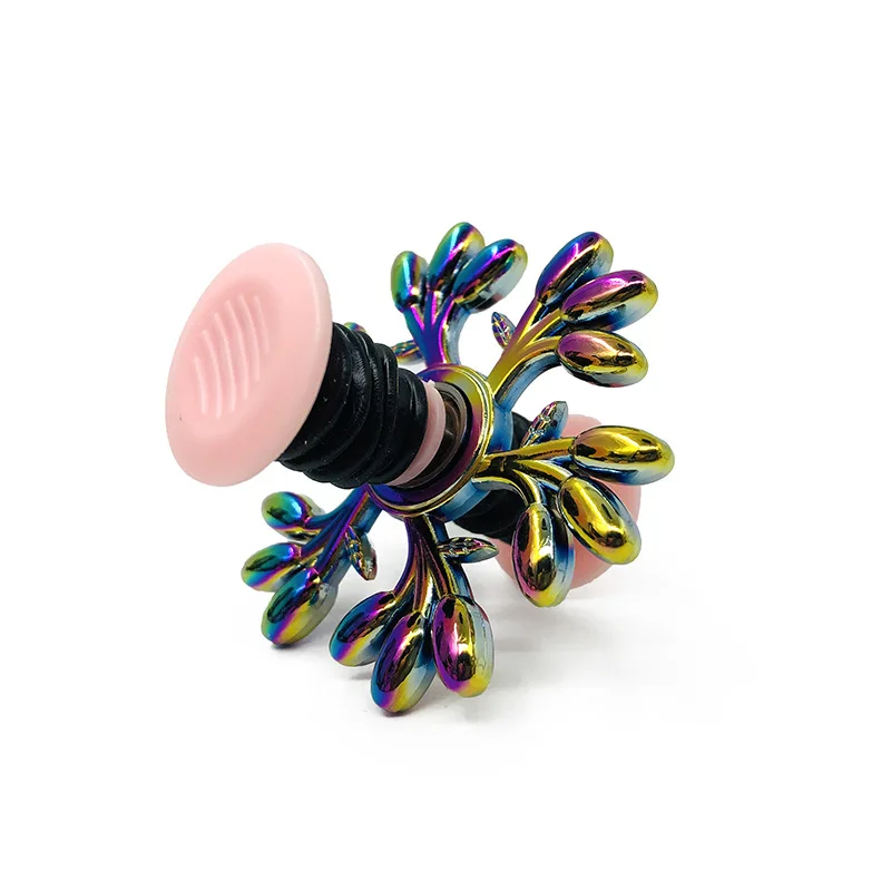 Hot Selling spinnob Colorful Fingertip Rotating Bounce Spinner between Your Figure Spiral Pressure Reduction Toy