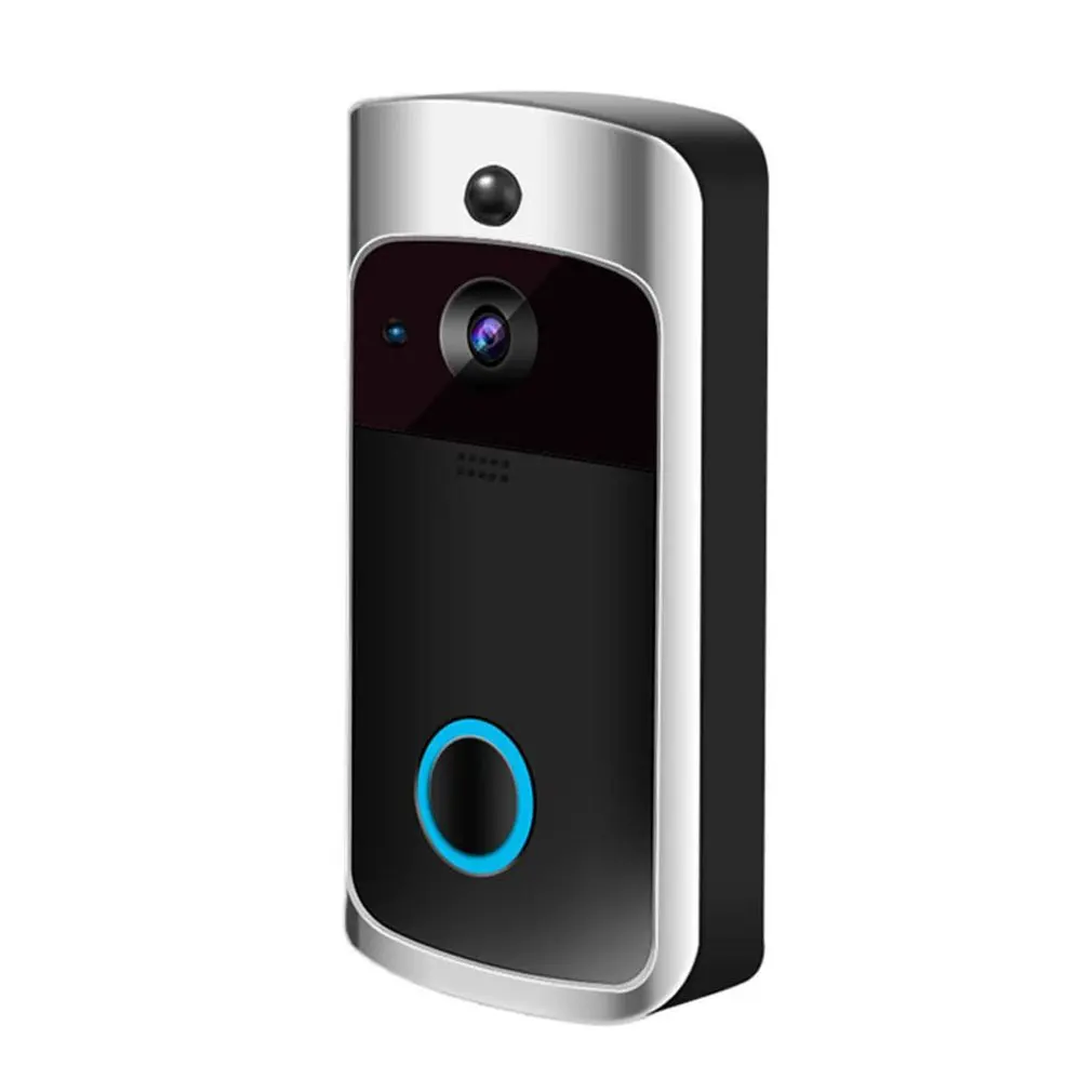 LESHP Video Doorbell Smart Wireless Wifi Security Doorbell Visual Recording Home Monitor Night Vision Intercom Door Phone