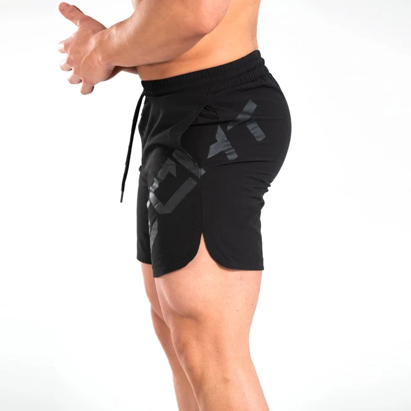 New 2019 Mens Slim Brand Shorts Calf-Length Fitness Bodybuilding Fashion Casual Gyms Jogger Workout Beach Short pants Sportswear New 2019 Mens Slim Brand Shorts Calf-Length Fitness Bodybuilding Fashion Casual Gyms Jogger Workout Beach Short pants Sportswear