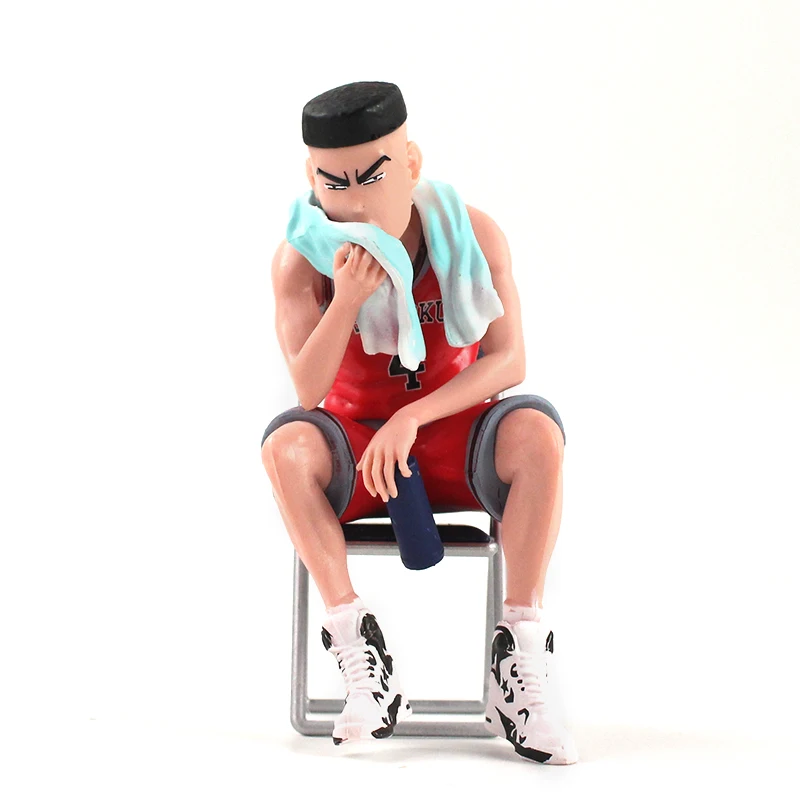 9-11cm 5Pcs/set SLAM DUNK Hanamichi Sakuragi Rukawa Mitsui Hisashi Akagi Miyagi Ryota PVC Action Figures Model Toys