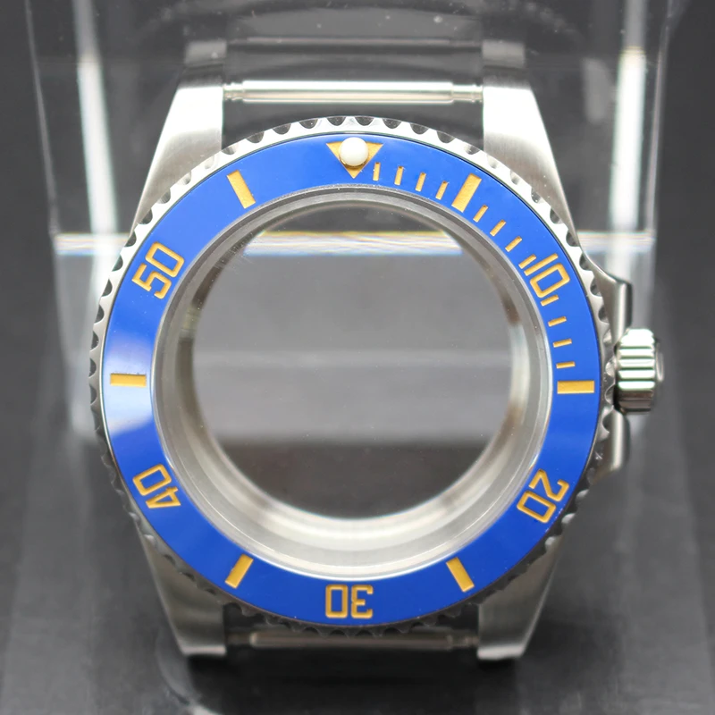 Men's 40mm Luxury Watch with Ceramic Bezel and Sapphire Glass