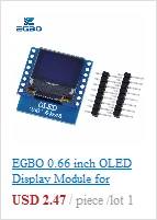 EGBO 1,54 Zoll 7PIN Weiß Blau OLED Bildschirm Modul SSD1309/CH1116G Laufwerk IC SPI Schnittstelle 128*64 – Detail 9