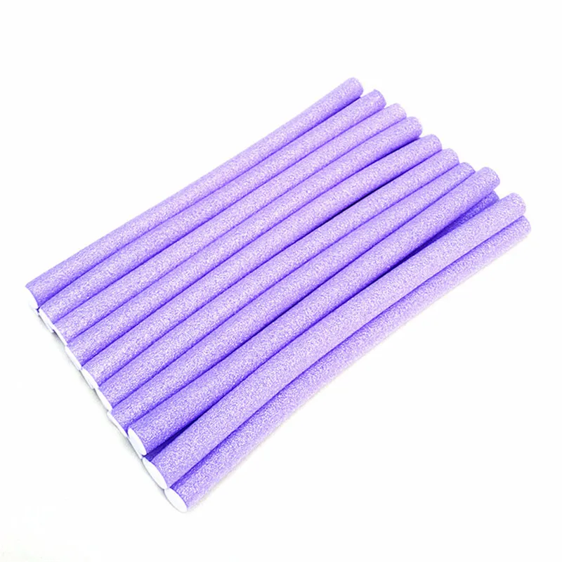 10-Piece Multifunctional Twist Sponge Hair Curling Set - No Heat Styling Rollers