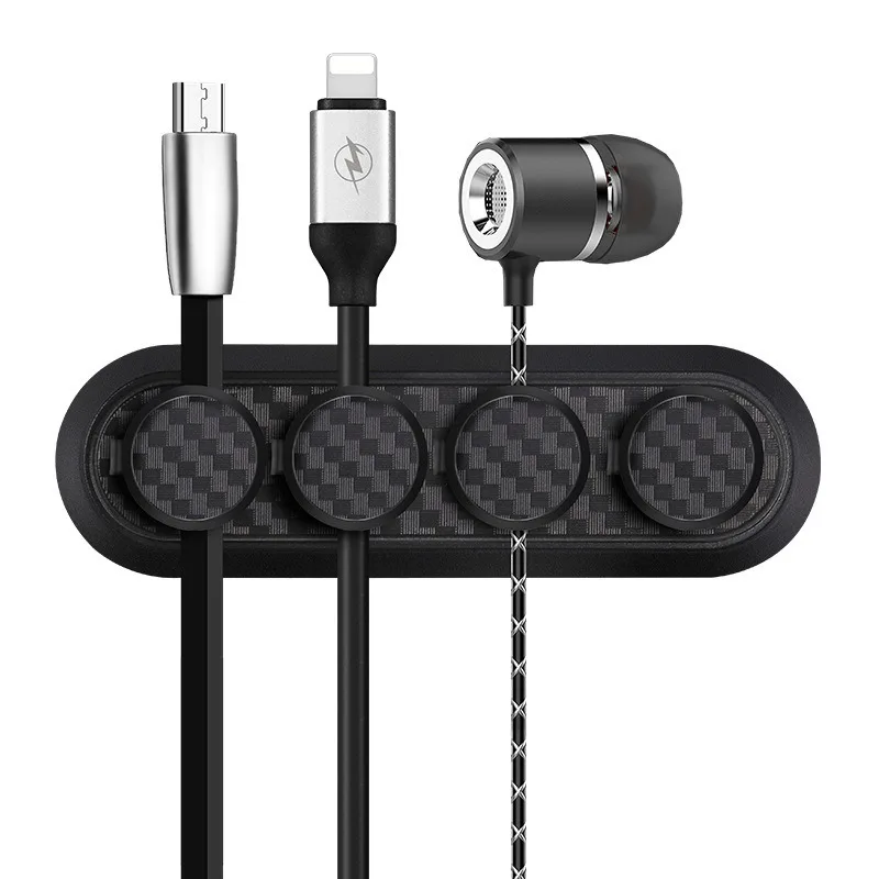 

For Magnetic Cable USB Data Line Earphone Desk Organizer Storage Clip