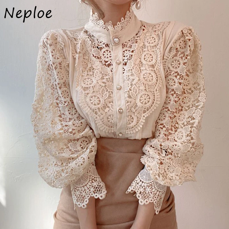 Flower lace shirt Clearance
