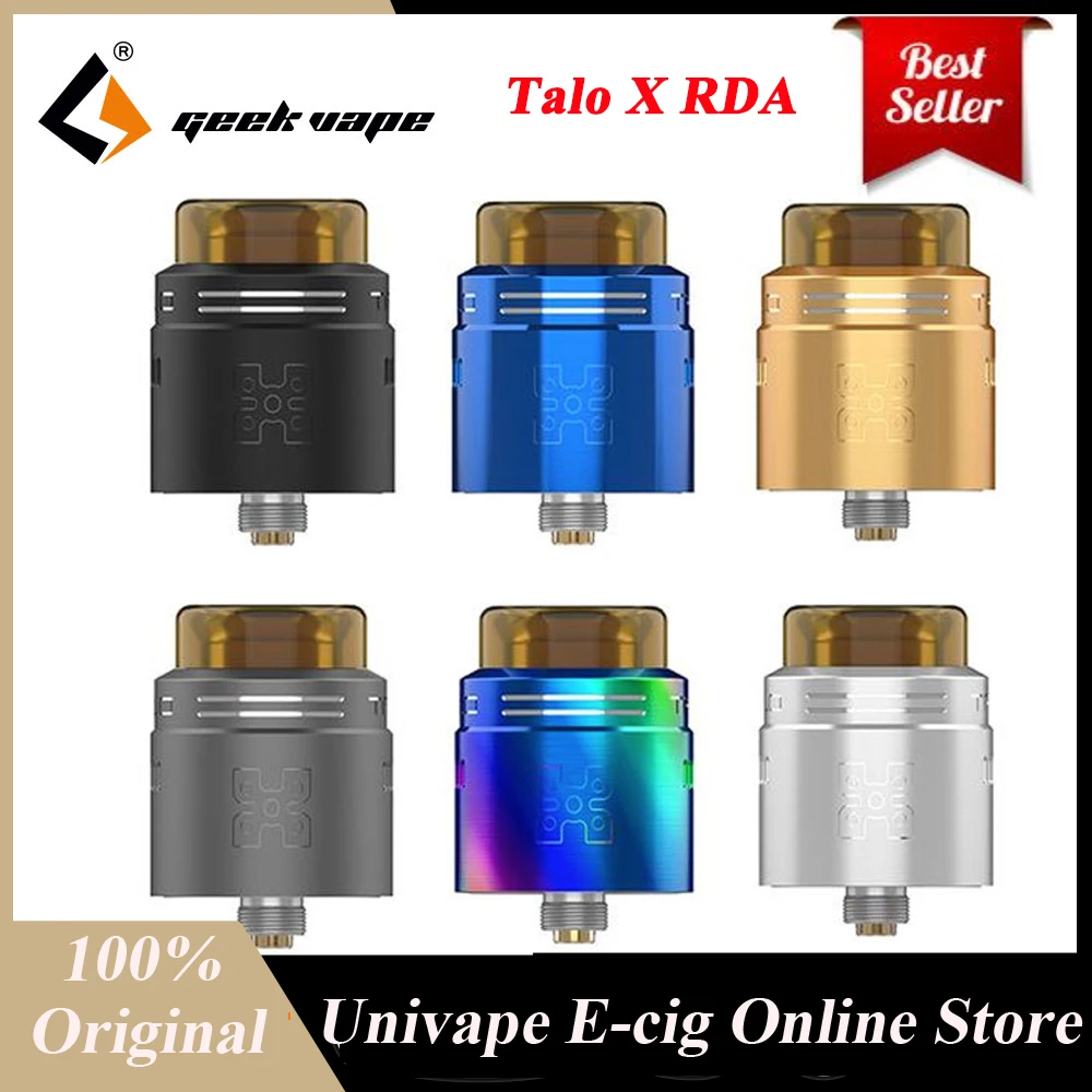 Новинка! Таб тало X RDA 24 мм обслуживаемый капельный атомайзер для Squonk Mod