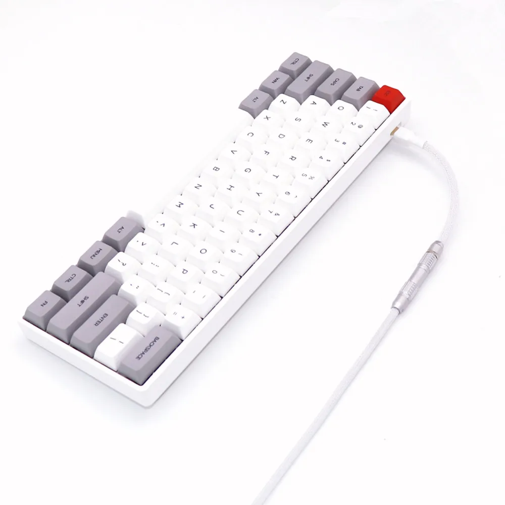 Aviador Duplo Sleeved Núcleos Paracord e Pet Preto Branco Ouro Anel ob tipo c Mini Micro Cabo para Teclado Usb Cabo ob 0b - Imagem 3
