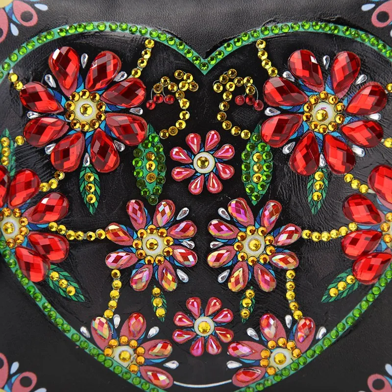 Поделки, специальная форма, алмазная живопись, кошелек на цепочке, сумка на плечо, кожа, женский клатч, сумка для хранения, рождественский подарок для девушки