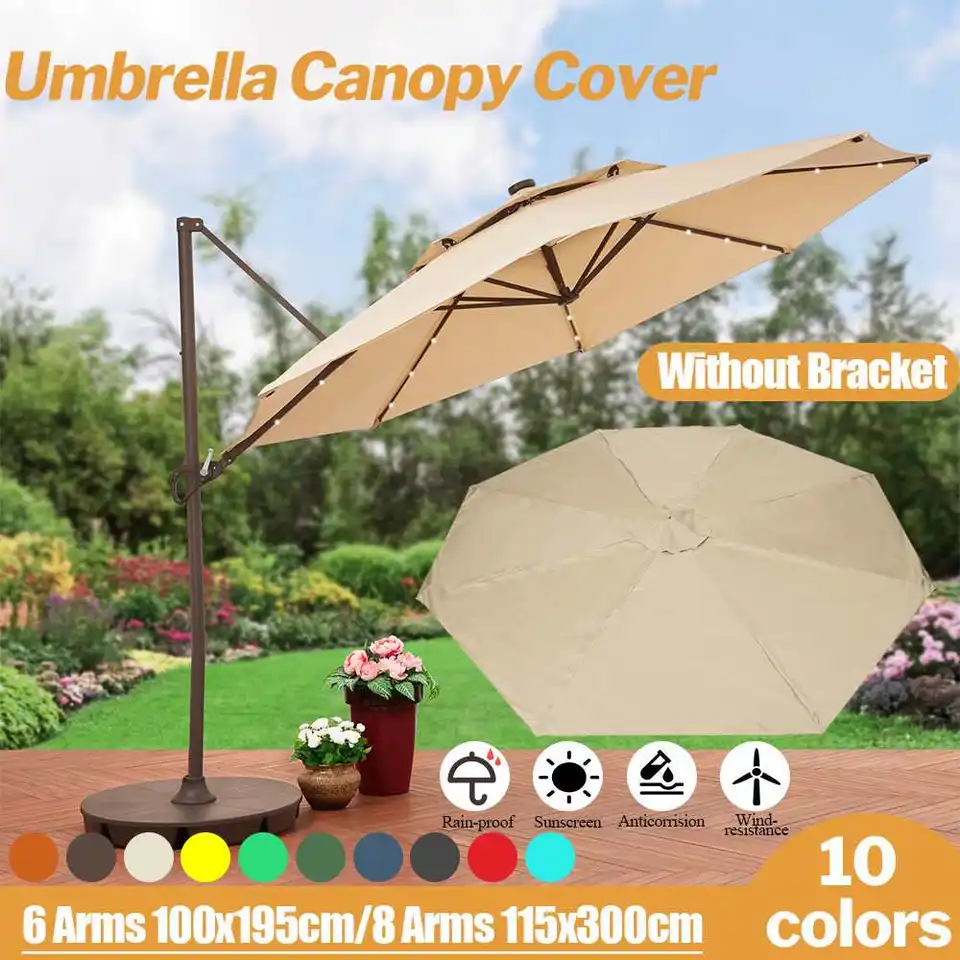 300x300cm Gazebo Tent Without Frame Sunshade Outdoor Patio Garden Umbrella Tent Canopy Waterproof Anti Uv Replacement Cover Shade Sails Nets Aliexpress