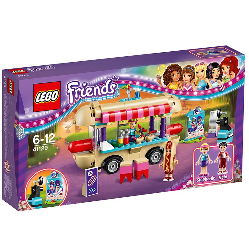 

41129 Amusement Park Mobile Hot Dog Car Building Blocks Toy