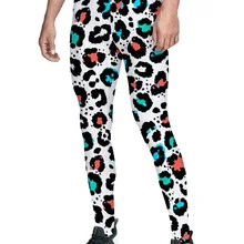 Леопардовые белые брюки мужские Леггинсы непрозрачная Скрытая Пижама с карманом вечерние полноразмерная спортивная одежда с высокой посадкой классическая одежда для серфинга