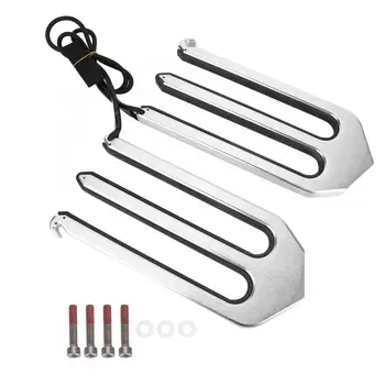 

Brand New 2Pcs High Quality CNC Aluminum Silver Brushed Surfboard Boat Board Replacement Finger Fork Holder Bracket