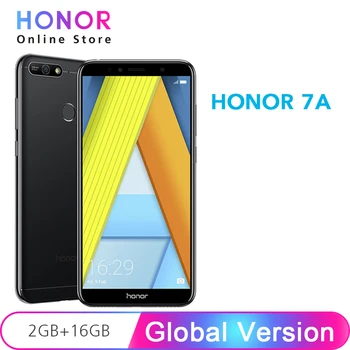 

Global Version Honor 7A 2GB 16GB 7 A Cellphone Snapdragon 430 Octa Core 13MP 5.7" 18:9 FullView Display Face Unlock
