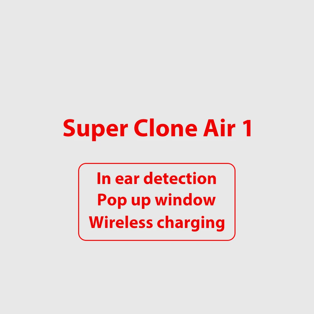 

Super Air1 In Ear Detection Smart sensor Earbuds Bluetooth 5.0 Earphone Wireless Earplug Pop up Headsets