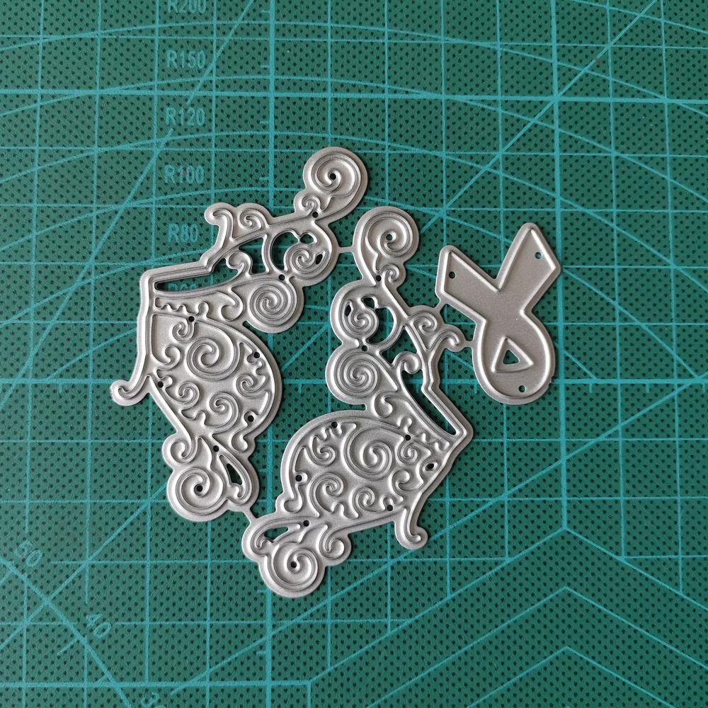 Кружевные металлические Вырубные штампы Необычные зеркальные для альбома