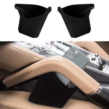 

2pcs Center Console Armrest For Porsche Cayenne 2011-2017 Storage Pocket Box Console Organizer Tray Car Accessories Holder
