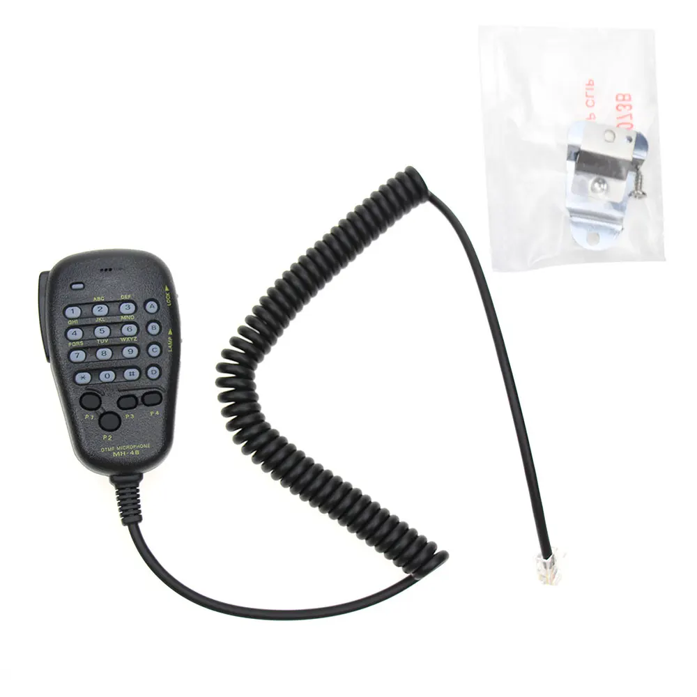 Microphone Radio Voiture MH-42B - Compatible Yaesu FT-7800R FT-7900R FT-8800 FT-8900 FT-1900 FT-2900 - Micro Main Haut-Parleur Intégré
