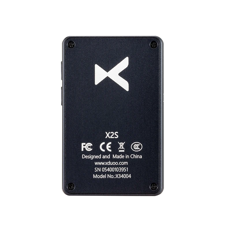 XDUOO-REPRODUCTOR de música portátil X2S, alta resolución, sin pérdidas, DSD128, 24Bit, 192Khz, 128GB, OLED, MP3