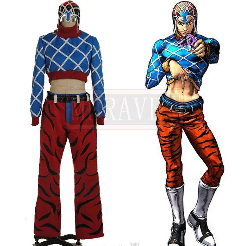 조조의 기묘한 모험 귀도 미스타 코스프레 의상, 맞춤 제작cosplay costumejojo bizarre adventurejojo bizarre AliExpress