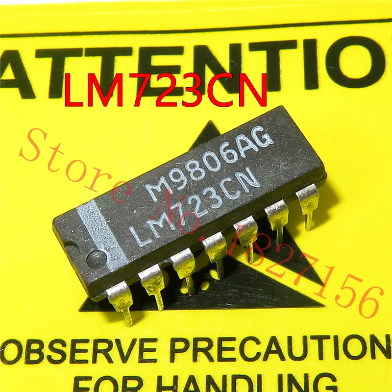 

1pcs/lot LM723CN LM723 DIP Adj. Voltage Regulator IC 2-37V 150mA New Original In Stock