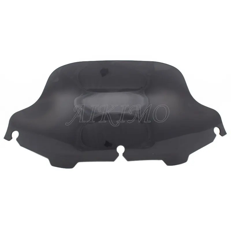 Motorcycle Windshield Motorcycle 8colors 6"/8" Cycle Wave Windshield Fairing Windscreen Cover For Harley Touring Electra Street Glide FLHX Bike 96-13