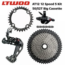 LTWOO MTB велосипед A12 12 Скоростей переключения+ задний переключатель+ 50 T/52 T кассета/цепное кольцо+ YBN 12 S цепи набор для Eagle 12
