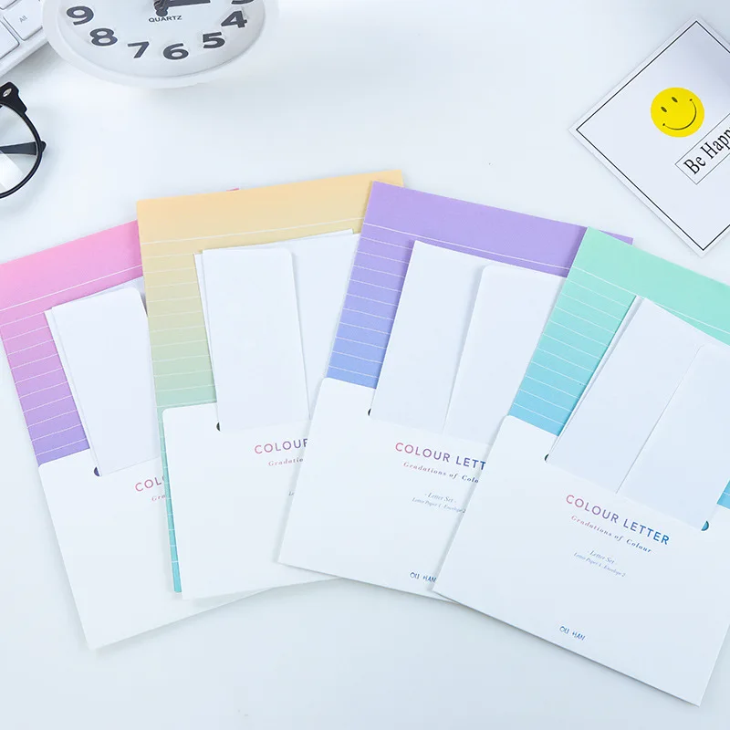 

1PCS Kawaii Writing Paper Letter Set For Kids Gift School Office Supplies Student Envelope Stationery Planner Diary