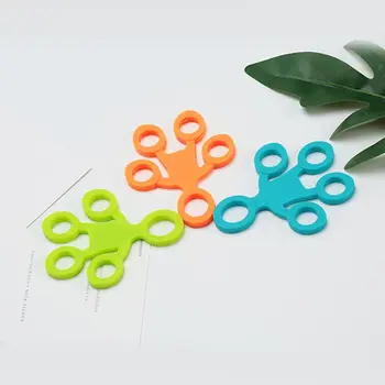 

Finger Hand Grip Silicone Ring Gripper Strengthener Exerciser Trainer Resistance Band Fitness Expander Stretcher 3 Levels