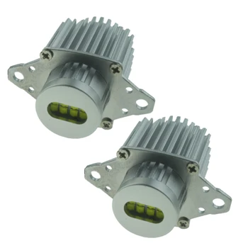 

For BMW E90 E91 LCI 2008-2011 Angel Eye Light Silver Gray 2pcs LED Halo Ring