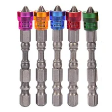 1/4 дюйма шестигранный хвостовик PH2 Phillips Крест отвертка Биты Набор Магнитный воротник дизайн Электрический драйвер питания