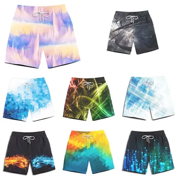 

Unique Design Casual Beach Pants 3D Printed S-5XL Quick Dry Summer Mens Shorts Beach Board Shorts Drawstring Shorts Watersports