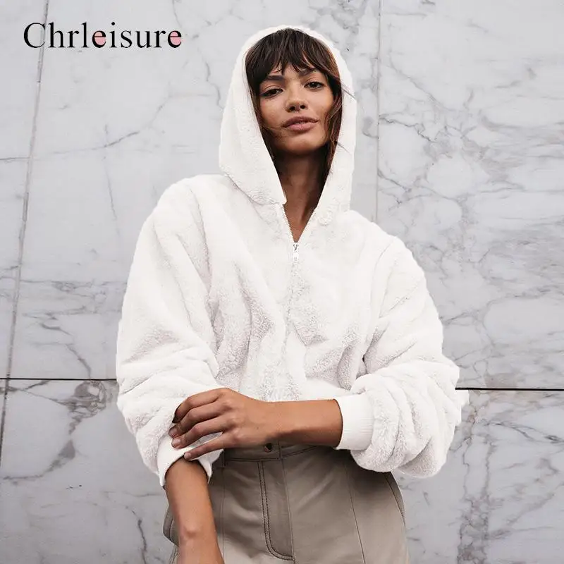 CHRLEISURE Женские повседневные толстовки с капюшоном и длинным рукавом, Женская свободная Осенняя Толстовка