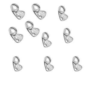 

316 Stainless Steel Spring Locked Fender Hook 10pcs Snap Fending Hook Attach Rope for Boat Hardware