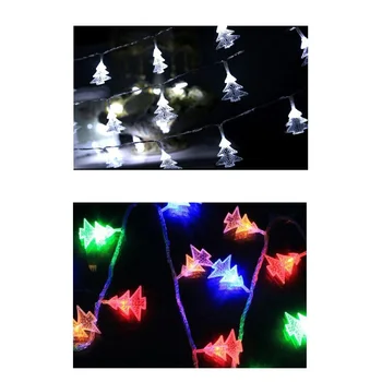 

2M 20leds Christmas Tree LED String Light Operated Decoration for Christmas Party - Transparent