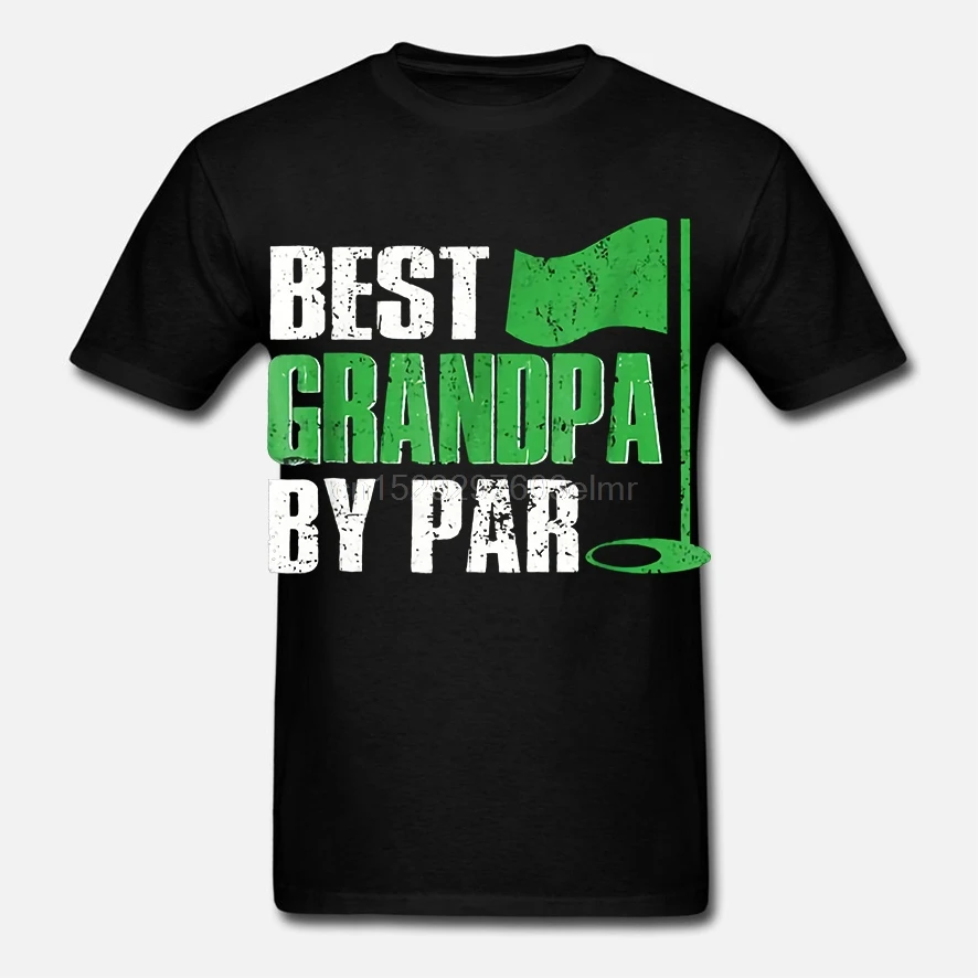 Men Funny T Shirt Fashion tshirt Best Grandpa By Par Golf Women t-shirt |