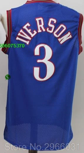 A+++ Качественная мужская одежда для взрослых#3 Allen Iverson 6 Julius Erving Jersey Philadelphia - Цвет: for men