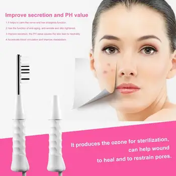 

4 in 1 Portable Electrode Ultrasonic Face Massage Machine High Frequency Electronic Beauty Instrument Face Skin Care Tools