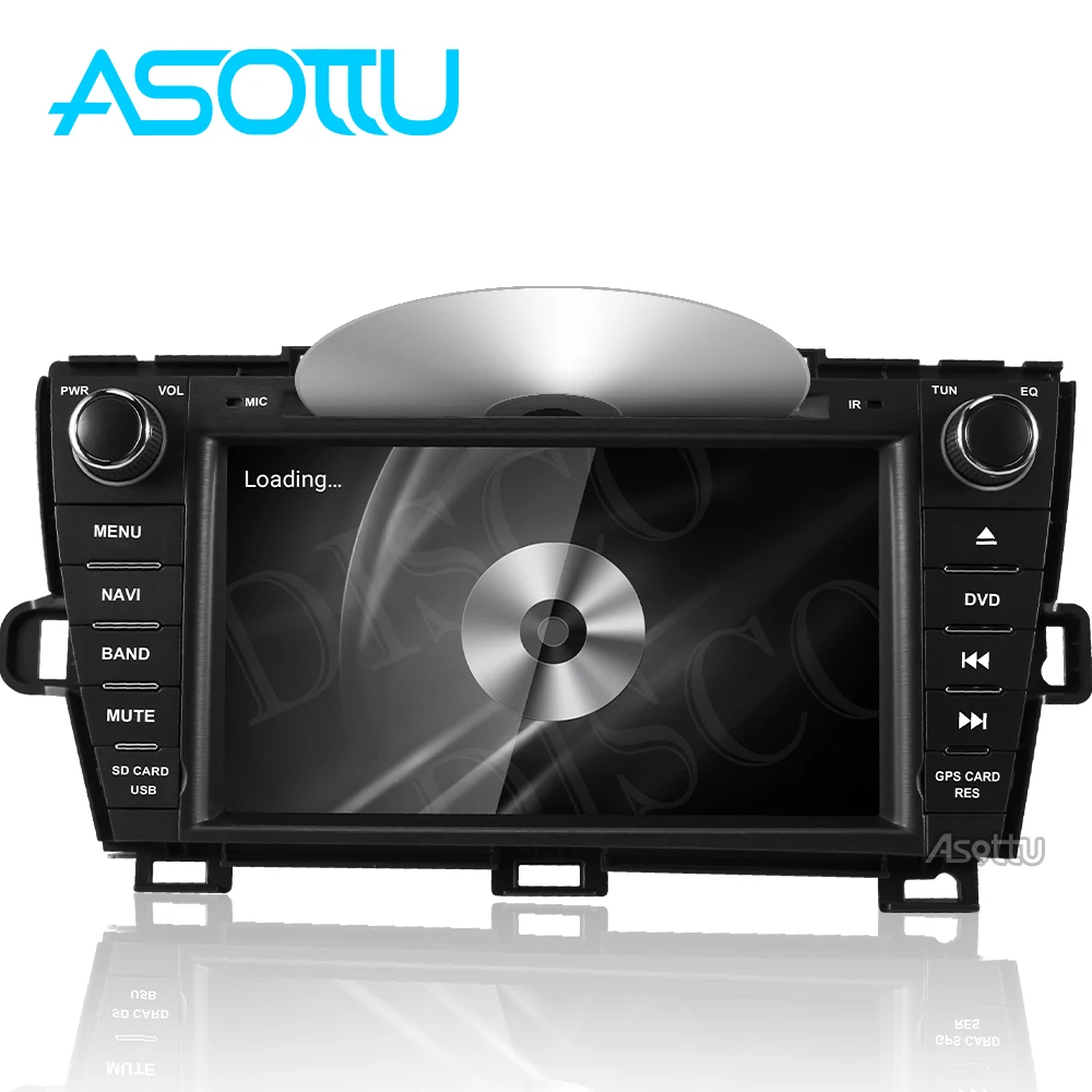 Asottu android 9 0 автомобильный dvd для Toyota Prius 2009 2010 2011 2012 2013 gps навигации мультимедийный