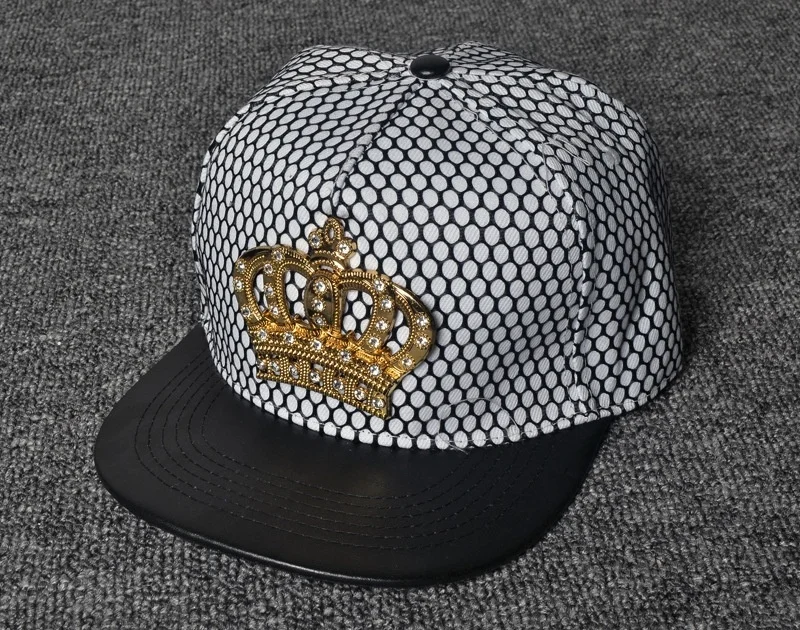 Продукты Корона Snapback бейсбольная плоская шляпа Bone спортивная мода индийский хип-хоп шляпы остроконечная Кепка крутая Мужская Женская крутая