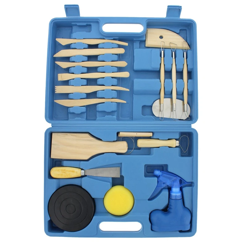 

Wooden Polymer Clay Tools Clay Sculpting Tools Sculpture Kit for Beginners and Professional Art Crafts